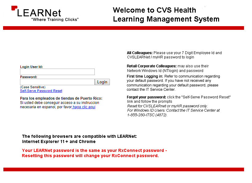 CVS Learnet