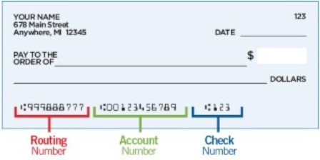 Comerica Bank Routing Number on Check