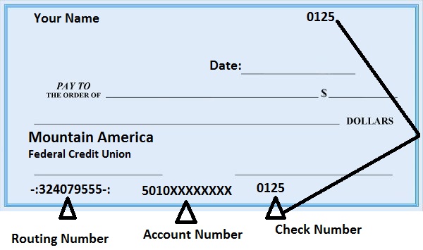 mountain america credit union routing